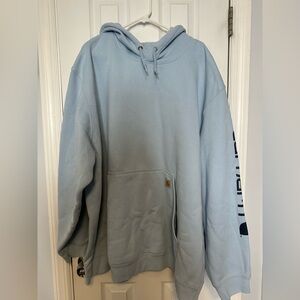 Carhartt Blue Hoodie 6X Please Read Description